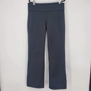 Athleta Black Kickbooty Fleece Warm Stretch Pants Sz L